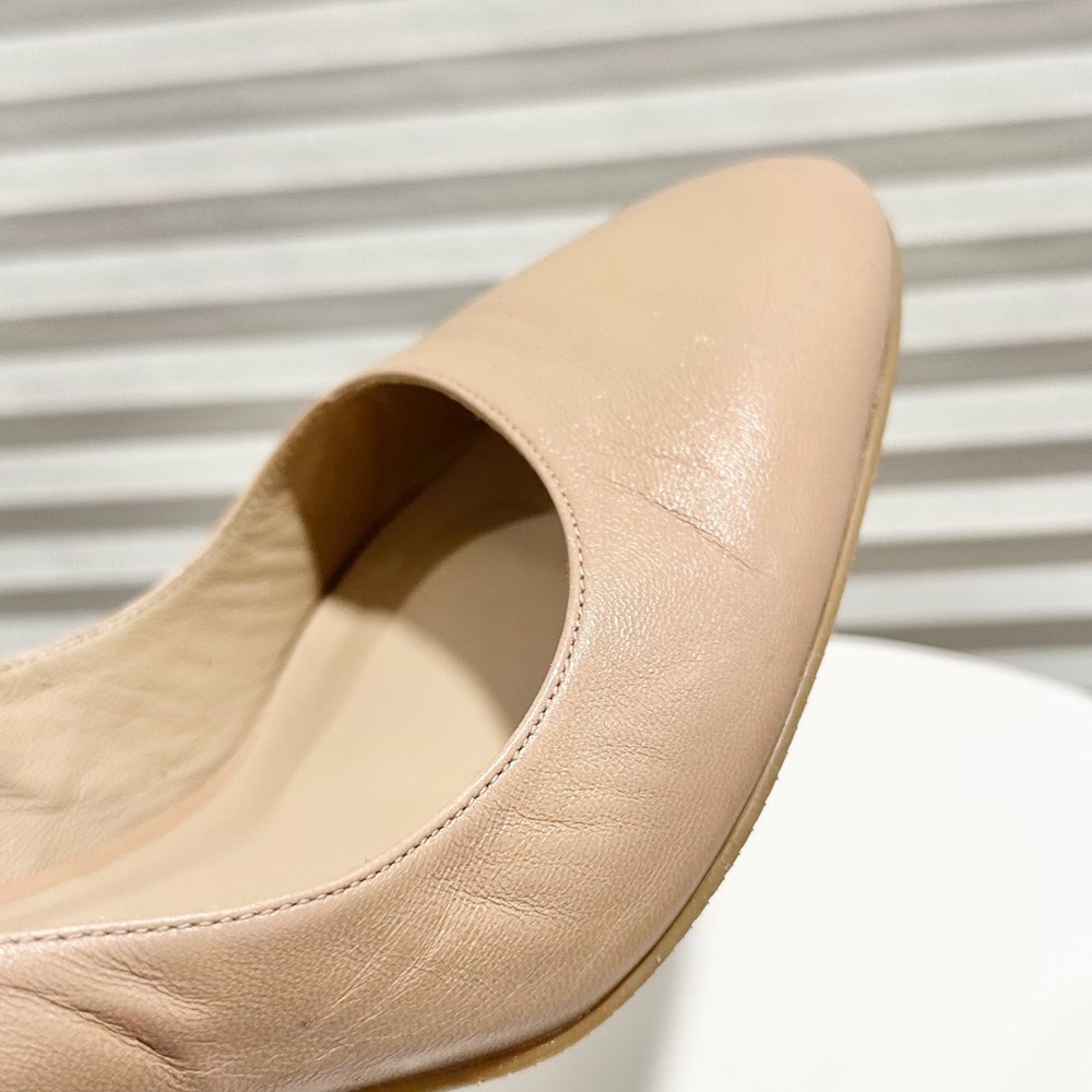 🌹STUART WEITZMAN 🌹 Vida 75 Leather Pumps Beige Size: 11B - Picture 9 of 16